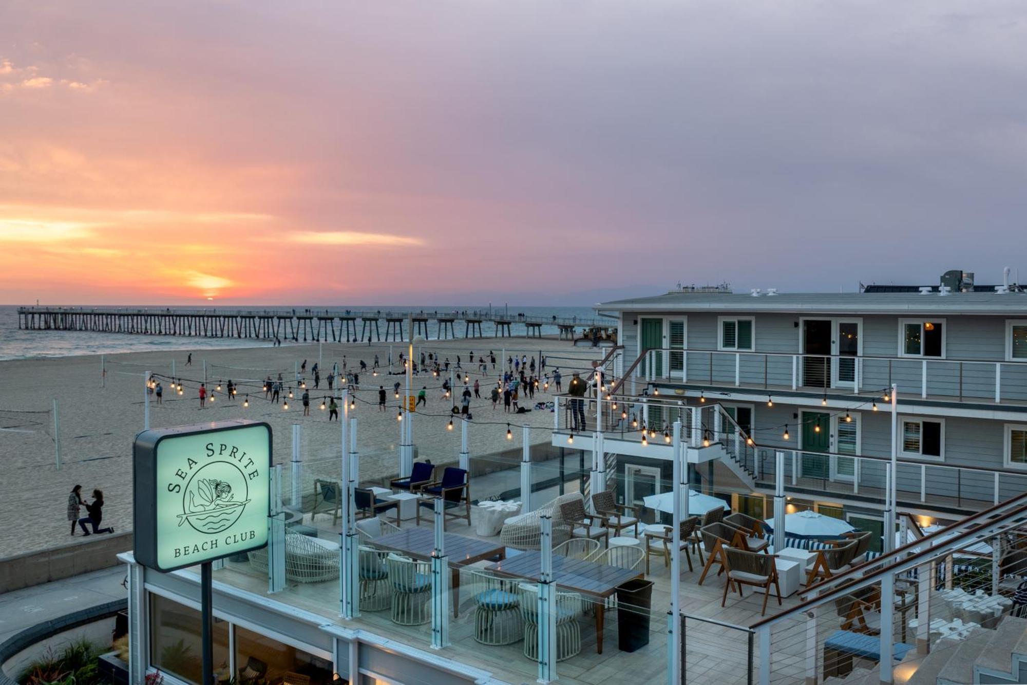 Sea Sprite Beach Club Hermosa Beach Buitenkant foto